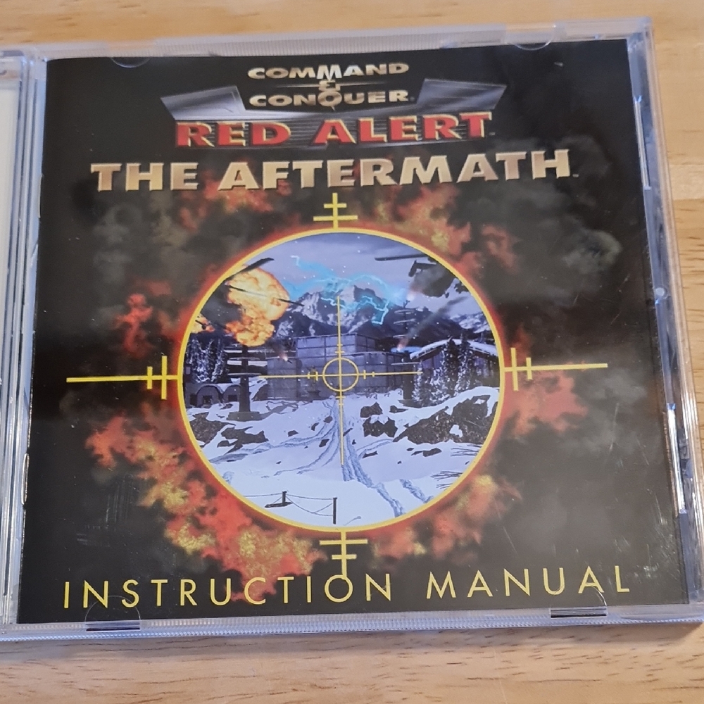 Red Alert The Aftermath Instruction Manual, Vintage/ Used 1990s Ed.